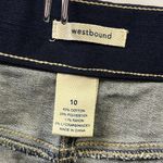 Westbound Stretch Denim Classic 5 Pocket Pull On Midi Blue Jean Skirt Womens 10 Photo 7