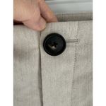 Vince Womens Linen Blend Slouchy Trousers Wide Leg Beige Size 14 High Rise Photo 6