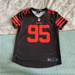 Nike  Myles Garrett Cleveland Browns Color Rush Legend jersey small Photo 0