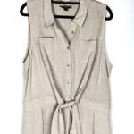 Simply Vera, Vera Wang Women's Simply Vera Vera Wang Tie Front Romper Size XL Photo 1
