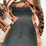 Rebecca Minkoff NWOB  Apolline Snake Leather Strappy heel Rosewood Size 6 M 1191 Photo 5