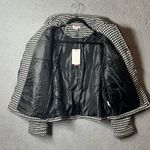 Andree by Unit  Jacket Womens M‎ Black White Houndstooth Puff Jacket NEW Photo 6