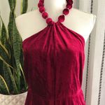 Johnny Was 👒Love Velvet Halter Romper Size S Photo 3