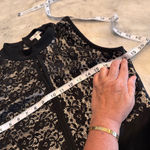 Roommates  Black Sleeveless with Lace Top Dress Photo 6