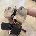 Larroudé Dolly Floral Patent Leather Platform Sandals EUC Black Size 5.5 Photo 4