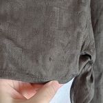 Garnet Hill  ORGANIC COTTON TEXTURED PATTERNED TIE SLEEVE SHIRT DRESS 16 NWT Photo 12