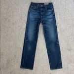 AG Adriano Goldschmied AG Phoebe Vintage High Rise straight leg dark wash ankle crop denim jeans Jean Photo 2