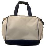 Ralph Lauren  Polo Player Diaper Bag Tote White Navy Red Striped Logo Photo 4