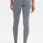 Colsie Women's Ribbed Leggings Gray Cotton Stretch Pull Photo 6