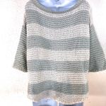 Free People  Park Slope Stripe Off Shoulder Sweater Photo 4