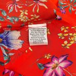 Johnny Was NWOT  Floral Oversize Short Sleeve Top Blouse Women Size S Red V-Neck Photo 10