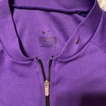 Nike  Dri-Fit tennis quarter zip front purple sports top, size M Photo 4