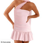 Pink halter mini dress Photo 0