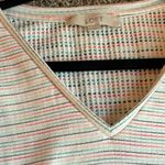 Loft Subtle Striped Casual Flutter Sleeve Dress Photo 8