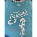 Apres Velo Cycosis Shirt Womens Large DIY‎ Tie Dye Cycling Biker Cyclist READ Blue Photo 4
