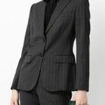 Dolce & Gabbana  Black Striped Blazer Size 46 Photo 0