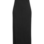 NWT Lanston super soft crisscross maxi side slit dress Black Size XS Photo 1