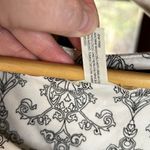 Soma  Cool Nights White Black Sleep Dress Size Medium Photo 5