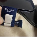 Ann Taylor  100% silk tan color blazer jacket minimal quiet luxury career Photo 6