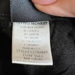 Vervet Flying Monkey Black Low Rise Distressed Skinny Denim Jeans Photo 9