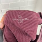 Aerie Offline By Recharge Minimal Support Braided High Neck Sports Bra M Photo 1