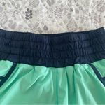 Lululemon Athletica Aqua and Navy Athletic Shorts Photo 3