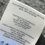 EXPRESS x Negin Mirsalehi Brown Snakeskin Print Faux Leather Midi Skirt Size 2 Photo 7