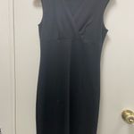 Charlotte Russe black women’s bodycon scalloped edges cocktail dress Y2K Photo 1