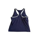 Ralph Lauren  Navy White Racerback Built in Bra Workout Top Size Large Photo 2