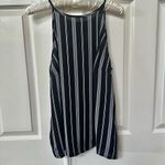 George black and white striped sleeveless top Photo 4