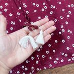 Faithfull the Brand Faithfull • Greta Mini Dress wrap button Betina Floral maroon Berry red Photo 13