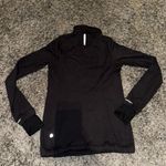 Lululemon Women's Forthright 1/2 Zip Color Black Size 4 Stretch Photo 11
