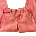 DG2 Diane Gilman Coral Tie Dye Jeans 10 Orange Photo 0