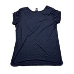 Torrid Women's Plus Size 2X Black Silver Dot Studded Short Sleeve T-Shirt Photo 4