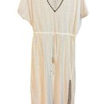 Michael Stars Mila Embroidered Cover Up White Beach Vacation Soft Girl Sz M Photo 6