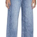 Ksubi Haven High Rise Cutout Waist Denim Wide Leg Jeans Blue Women's Size 27 Photo 0