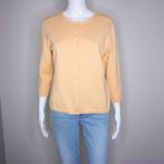 Ralph Lauren Lauren Ralph Lauren light yellow cardigan sweater, size Petite Small Photo 13