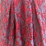Francesca’s Blue Red Floral Lace Women’s Sleeveless Dress Size Large Photo 2