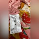 Farm Rio  Rainbow Sherbert Tropical Boho Sunset Pink Bodysuit Women's Sz Small Photo 11