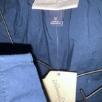 Target Universal Thread Navy Puff-Sleeve Blouse Sz. M Photo 1