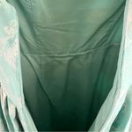 Adrianna Papell  Mint Green Floral Print Jacquard Ball Gown | Size 2 Photo 9