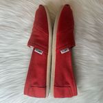 Toms Classic Canvas Red Slip On Shoes Size 8.5 Photo 6
