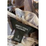 Simply Vera‎ Wang Purple Floral Short Sleeve Dress Women Photo 5