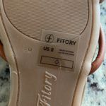 Fitory Womens Square Open Toe Knotted Strap Thong Flat Sandals Brown Size 8 Photo 5