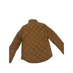 J. Crew Women’s Tan Brown Pink Lightweight Quilted Puffer Zip Up Jacket Size XXS Photo 3