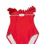 Old Navy  Red Ruffle Neckline One Piece Swimsuit Sz‎ S NEW Photo 5