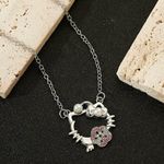 Hello Kitty  Gorgeous Licensed Charm “18 Rhinestone Necklace Photo 0