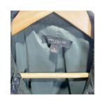 Ann Taylor  Green Wool Blend Military Coat Blazer 4 Double Breast Collared Photo 5