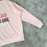 Wildfox Couture Retro Babe Roadtrip Sweatshirt Oversized Pink Salt Barbie Size M Photo 5