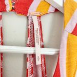 Free People NWT Linen Blend Mimi Tunic Top Lavender Combo Red Yellow White Small Photo 10